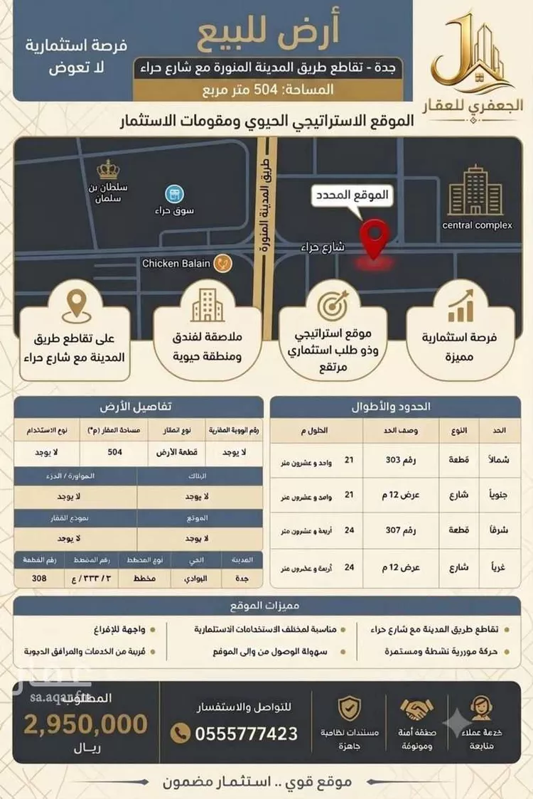 Land for Sale in Jeddah Al Bawadi