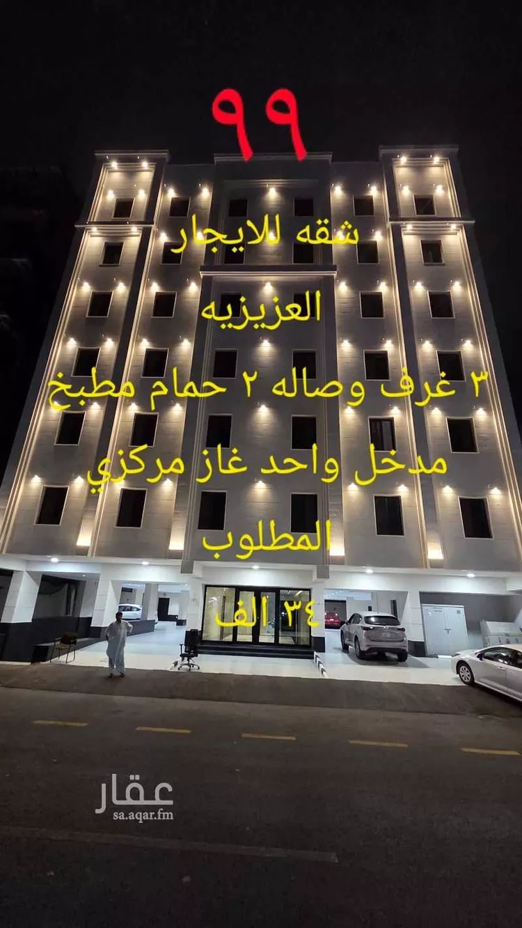 Apartment for Rent in Jeddah Al Aziziyah