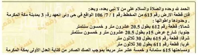 Land for Sale in Mecca King Fahd صورة 2