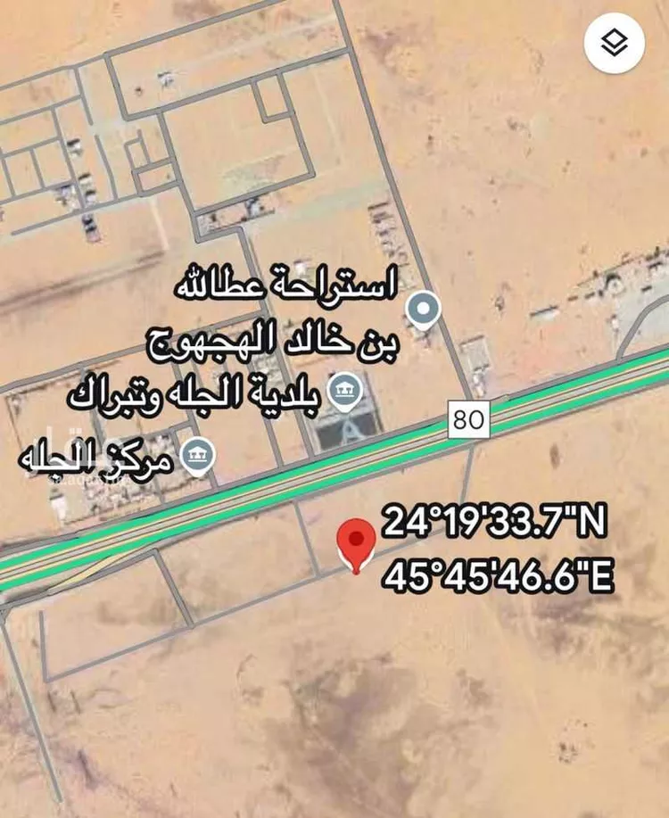 أرض للبيع في حي الجله القديم, مدينة الجله, منطقة الرياض صورة 2