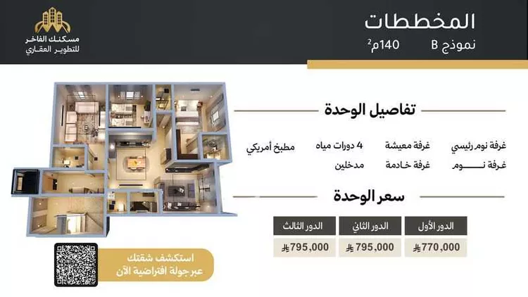 شقة للبيع في شارع عباد بن حنيف, حي المحمدية, مدينة جدة, منطقة مكة المكرمة 6