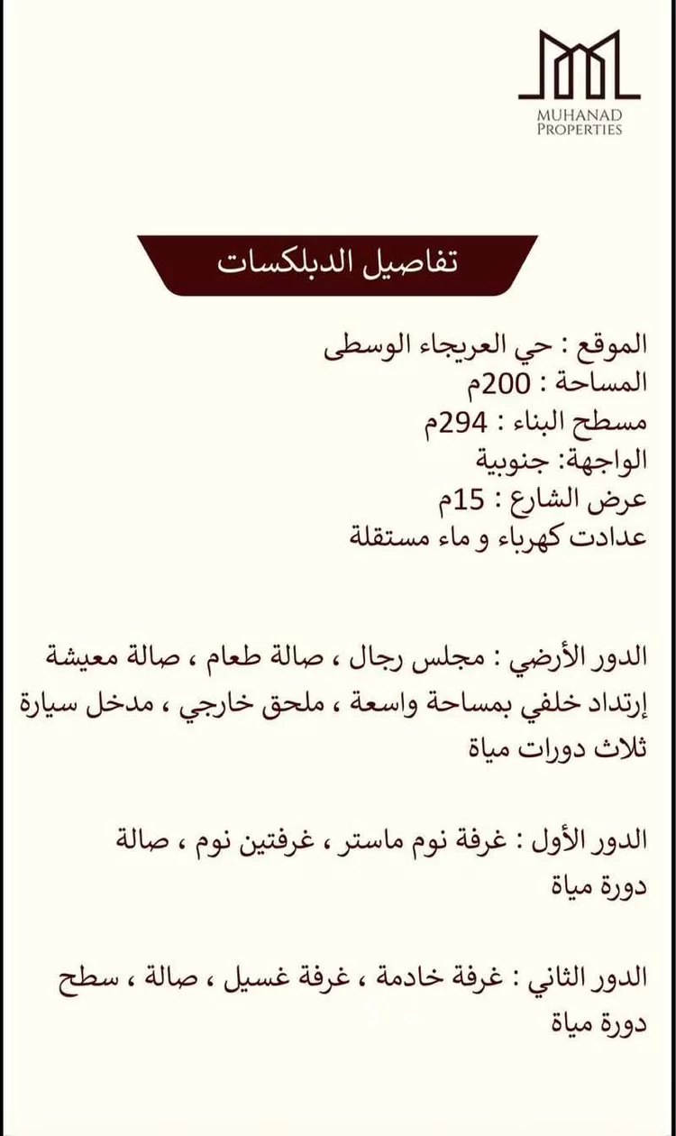فيلا للبيع في شارع المحاني, حي العريجاء الأوسط, مدينة الرياض, منطقة الرياض صورة 5