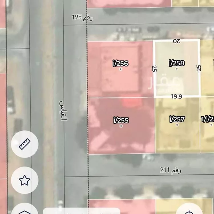 أرض للبيع في شارع رقم 195, حي المونسية, مدينة الرياض, منطقة الرياض صورة 3