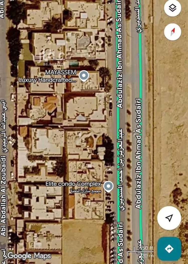 أرض للبيع في شارع عبدالعزيز بن احمد السديري, حي الرائد, مدينة الرياض, منطقة الرياض صورة 2