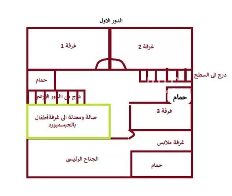 فيلا للبيع في شارع الحريدة, حي الملقا, مدينة الرياض, منطقة الرياض 6