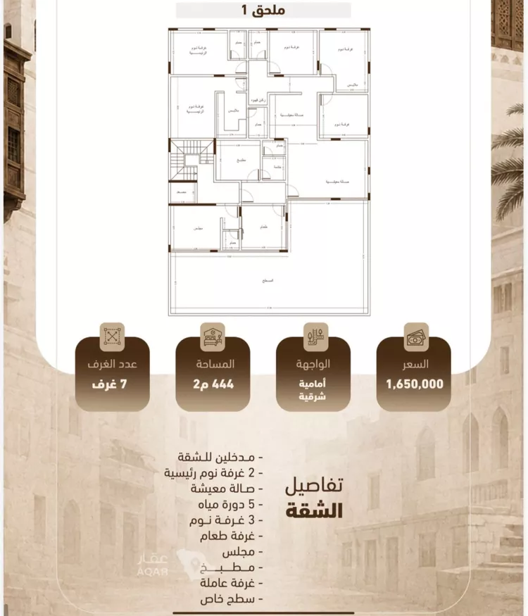 شقة للبيع في شارع شجاع بن وهب, حي السلامة, مدينة جدة, منطقة مكة المكرمة 4