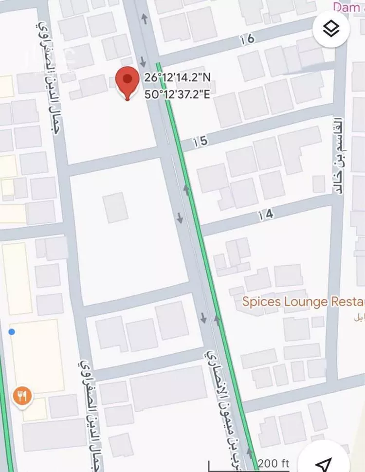 أرض للبيع في شارع جمال الدين الصفراوي, حي الجسر, مدينة الخبر, المنطقة الشرقية صورة 3