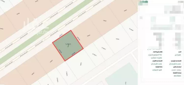 أرض للبيع في شارع ينبع, حي ظهرة لبن, مدينة الرياض, منطقة الرياض