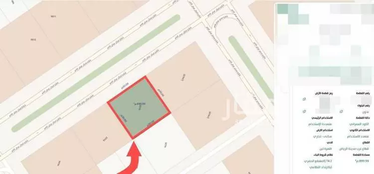 أرض للبيع في شارع نجران, حي ظهرة لبن, مدينة الرياض, منطقة الرياض