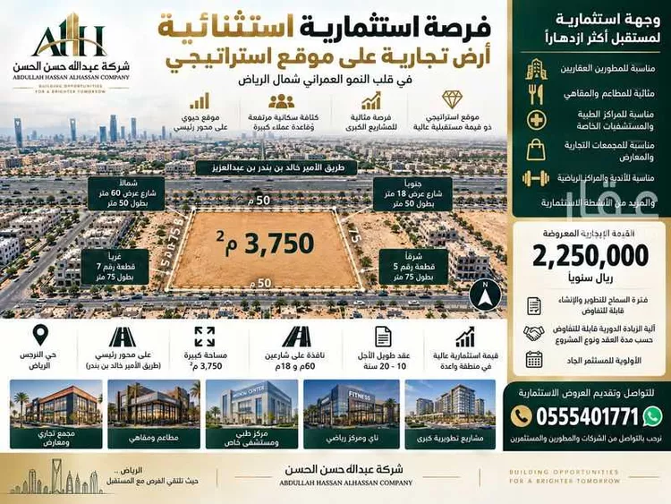 Land for Rent in Riyadh Al Arid