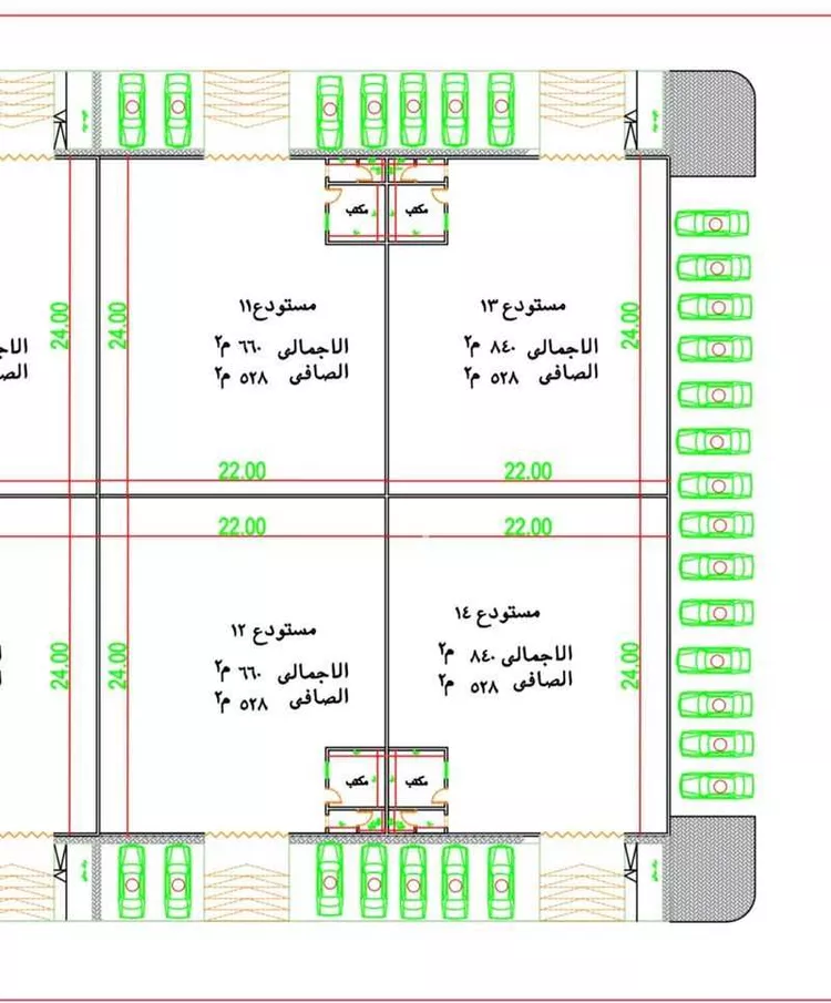 مستودع للإيجار في شارع الجدول, حي السلي, مدينة الرياض, منطقة الرياض