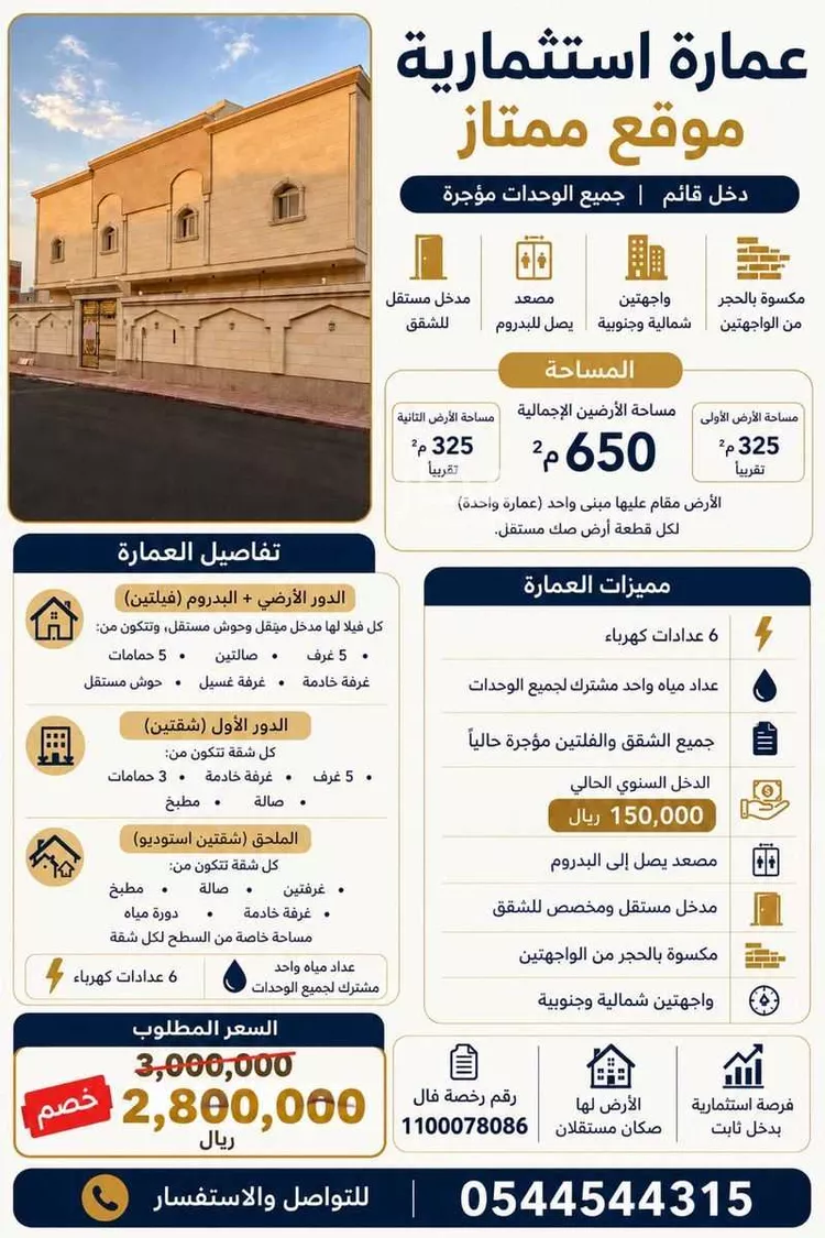 عمارة للبيع في شارع قتادة ابن دعامة, حي الملك فهد, مدينة المدينة المنورة, منطقة المدينة المنورة