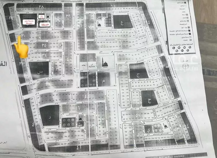 أرض للبيع في شارع عمرو ابن مطرف , حي الضباب, مدينة الاحساء, المنطقة الشرقية صورة 2