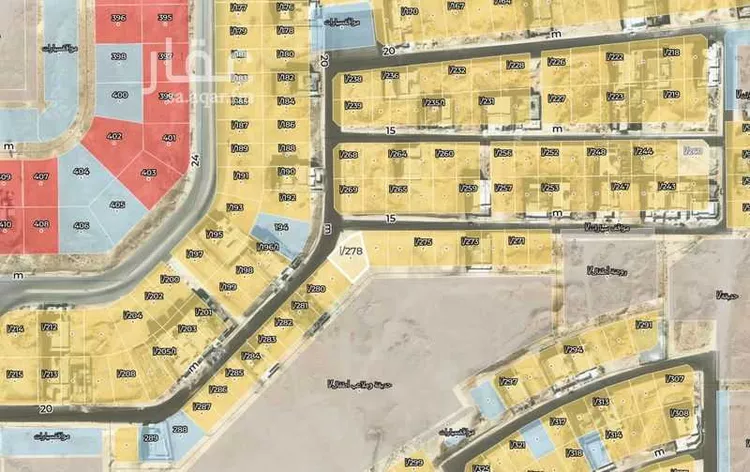 أرض للبيع في شارع عبدالله المطري, حي الصقور, مدينة الاحساء, المنطقة الشرقية