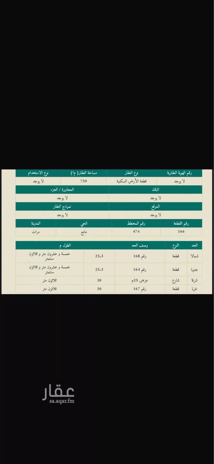 أرض للبيع في شارع عبدالرحمن بن صعصعة, حي الربوة, مدينة مرات, منطقة الرياض