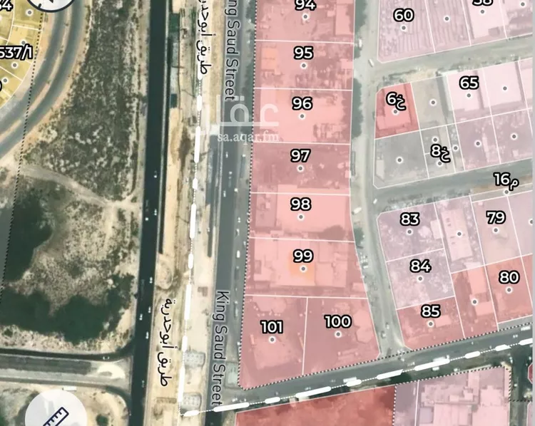 أرض للإيجار في شارع طريق ابو حدرية, حي الصناعية1, مدينة القطيف, المنطقة الشرقية