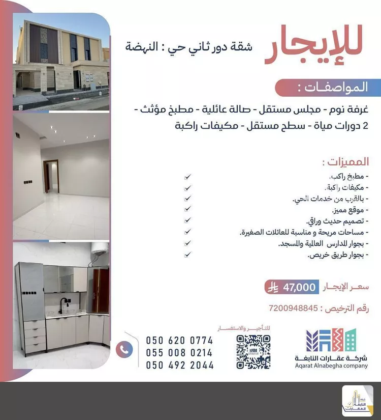 Apartment for Rent in Riyadh An Nahdah