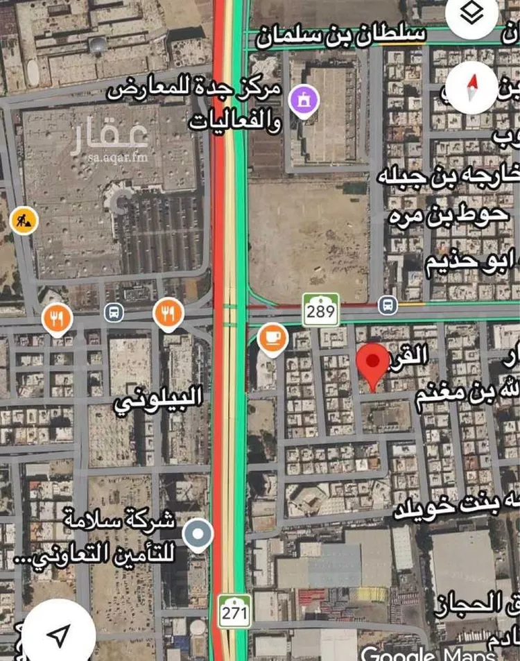 أرض للبيع في شارع عبيدالله بن عدي, حي البوادي, مدينة جدة, منطقة مكة المكرمة صورة 2