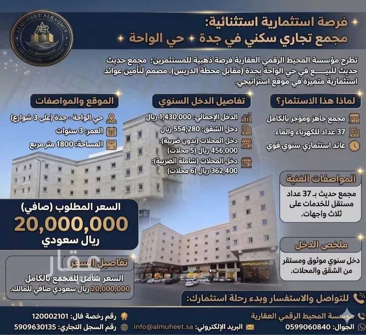 Building for Sale in Jeddah Al Wahah