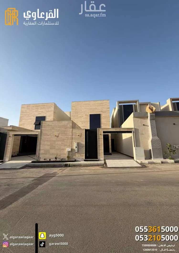 فيلا للبيع في شارع محمد بن عمر القرشي, حي المنار, مدينة عنيزة, منطقة القصيم صورة 2