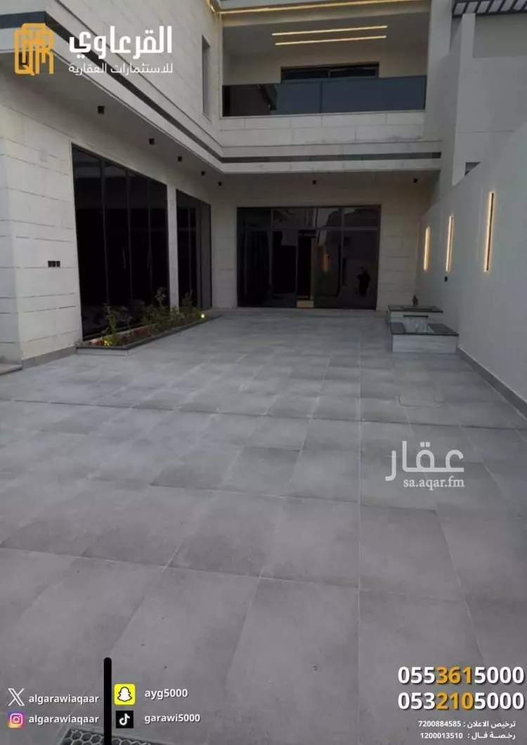 فيلا للبيع في شارع عمرو بن امية بن خويلد الحارث, حي المروج, مدينة عنيزة, منطقة القصيم صورة 5