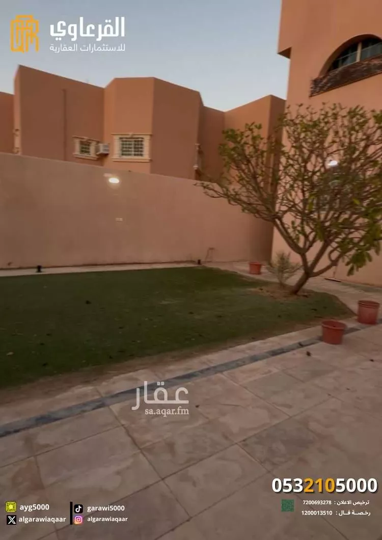 فيلا للبيع في شارع مطلق بن محمد المطيري, حي السليمانية, مدينة عنيزه, منطقة القصيم صورة 2