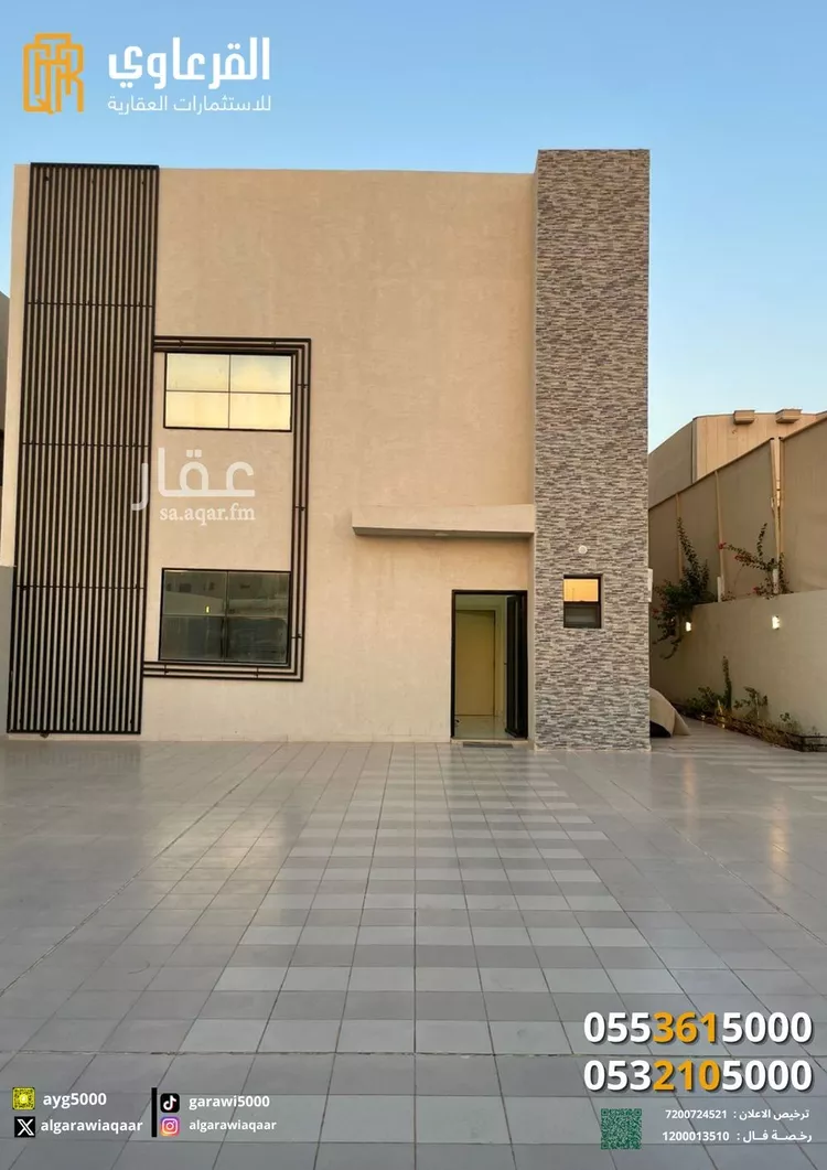 فيلا للبيع في شارع أبي البر, حي الحمراء, مدينة عنيزة, منطقة القصيم