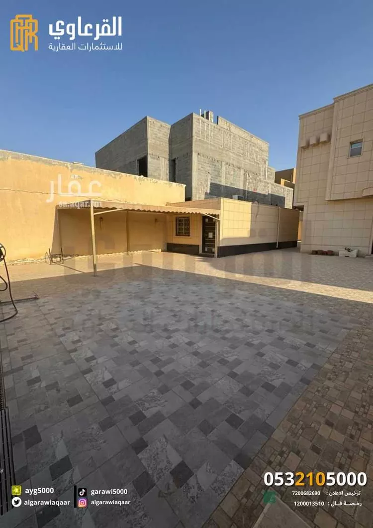 فيلا للبيع في شارع سهل بن ضيف, حي الوفاء, مدينة عنيزه, منطقة القصيم