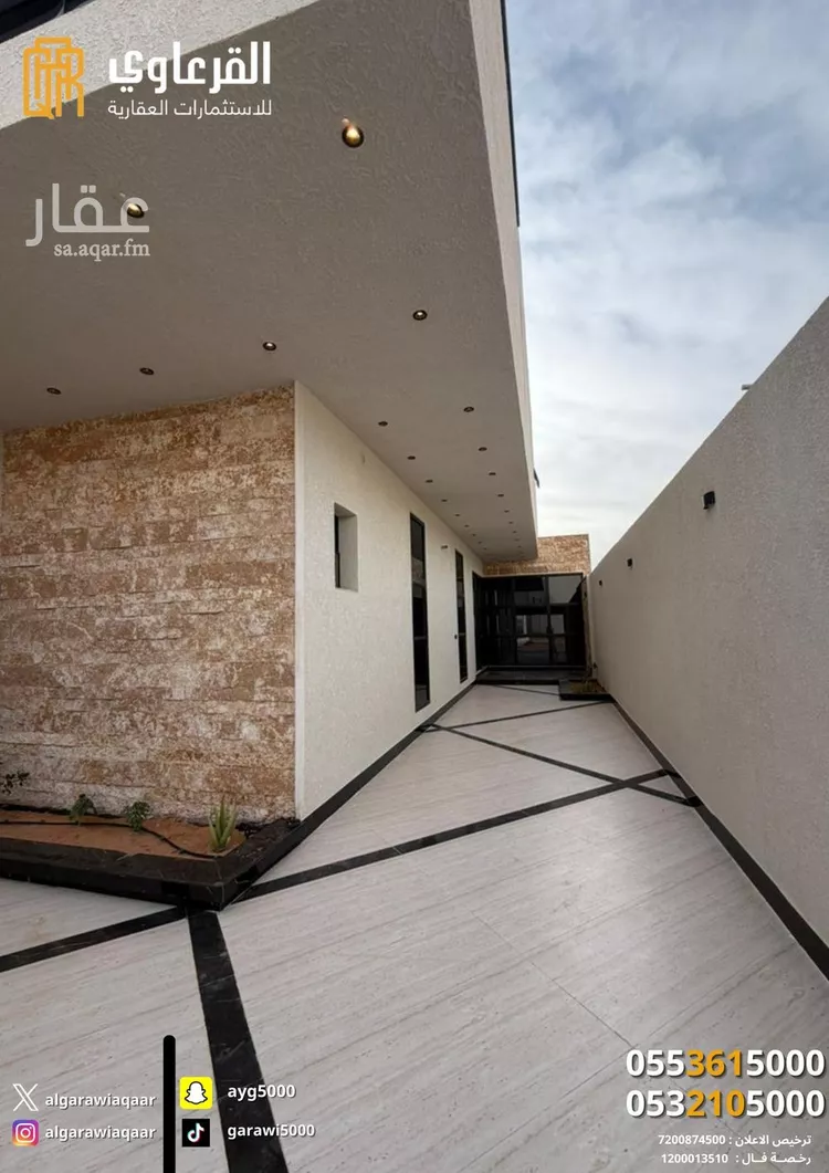 فيلا للبيع في شارع ثابت بن المنذر, حي المنار, مدينة عنيزة, منطقة القصيم صورة 2