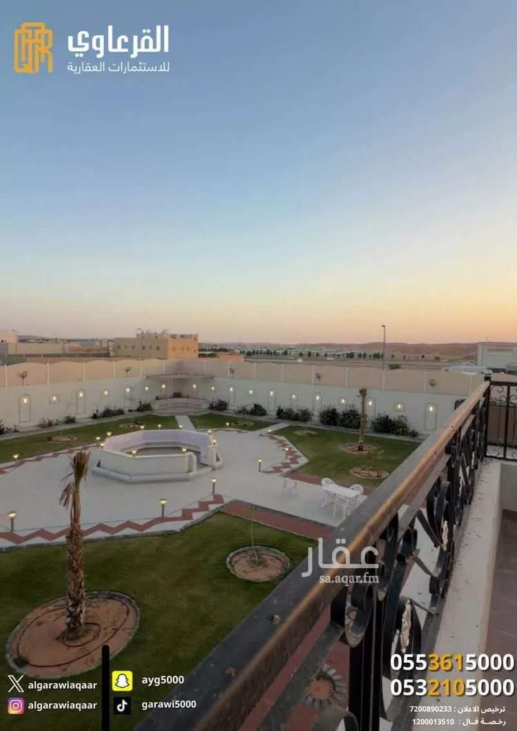 فيلا للبيع في شارع عماد الدين البعلي, حي الحمراء, مدينة عنيزة, منطقة القصيم صورة 3