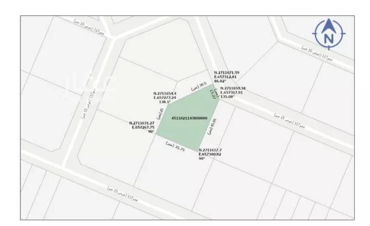 أرض للبيع في شارع 117, حي ضاحية نمار, مدينة الرياض, منطقة الرياض صورة 2