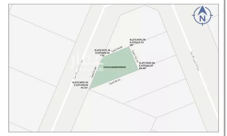 أرض للبيع في شارع 117, حي ضاحية نمار, مدينة الرياض, منطقة الرياض
