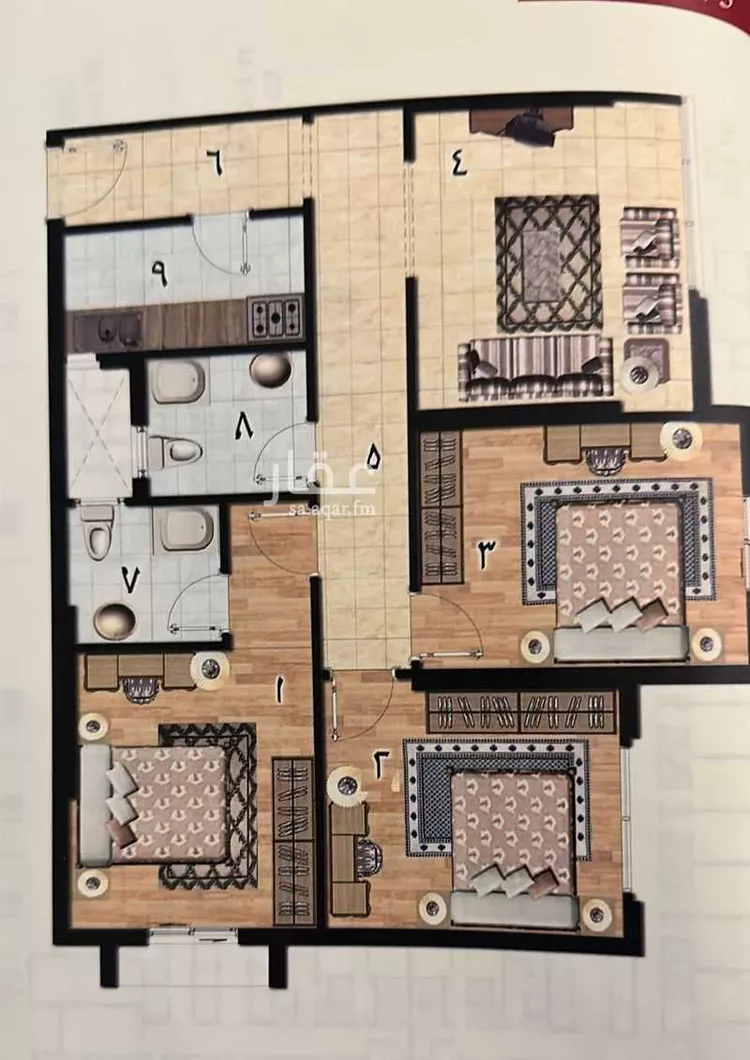 شقة للبيع في شارع الحج, حي وادي جليل, مدينة مكة المكرمة, منطقة مكة المكرمة صورة 2