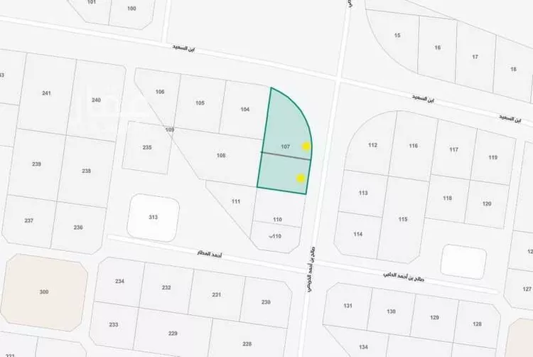 أرض للبيع في شارع العونية , حي العونية, مدينة عنيزة, منطقة القصيم صورة 3