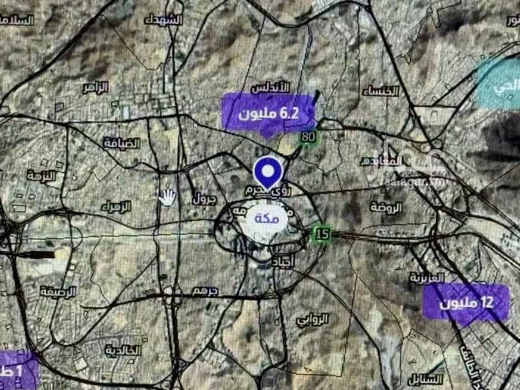 أرض للبيع في شارع الأندلس, حي الأندلس, مدينة مكة المكرمة, منطقة مكة المكرمة