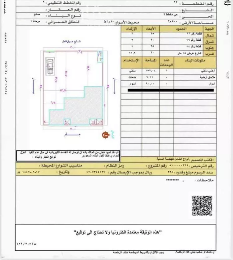 أرض للبيع في مدينة الغيلانه, منطقة الرياض صورة 2