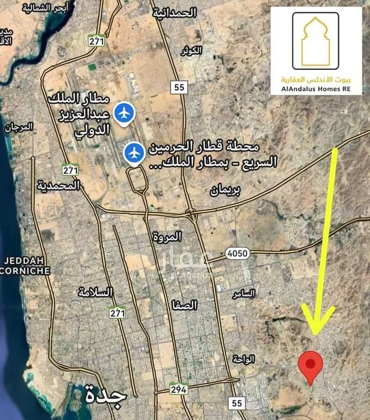 أرض للبيع في شارع مسيكة المكية, حي مريخ, مدينة جدة, منطقة مكة المكرمة صورة 2