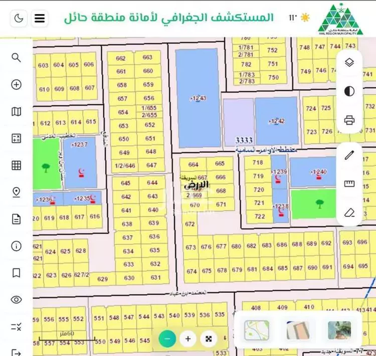 أرض للبيع في شارع سليمان المخزومي, حي السويفلة, مدينة حائل, منطقة حائل