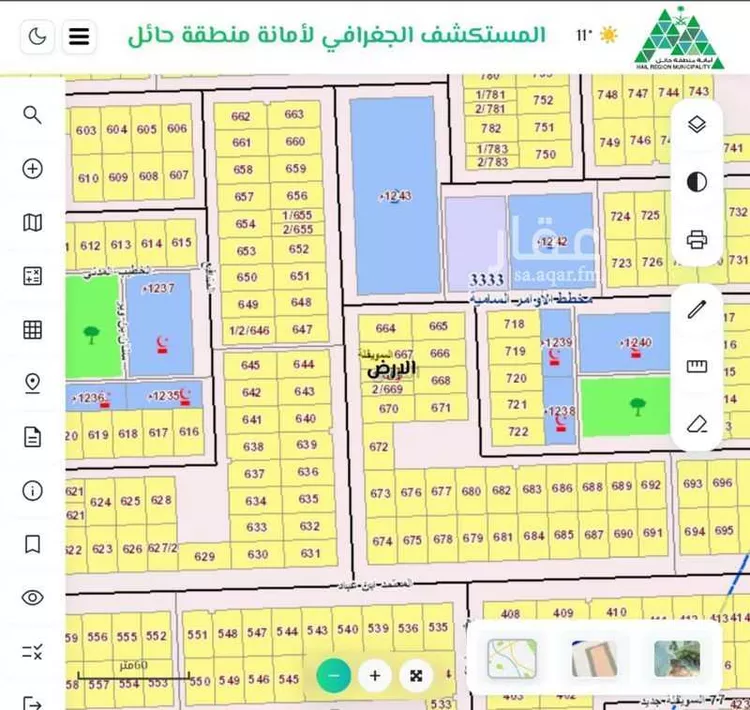 أرض للبيع في حي السويفلة ، حائل ، منطقة حائل