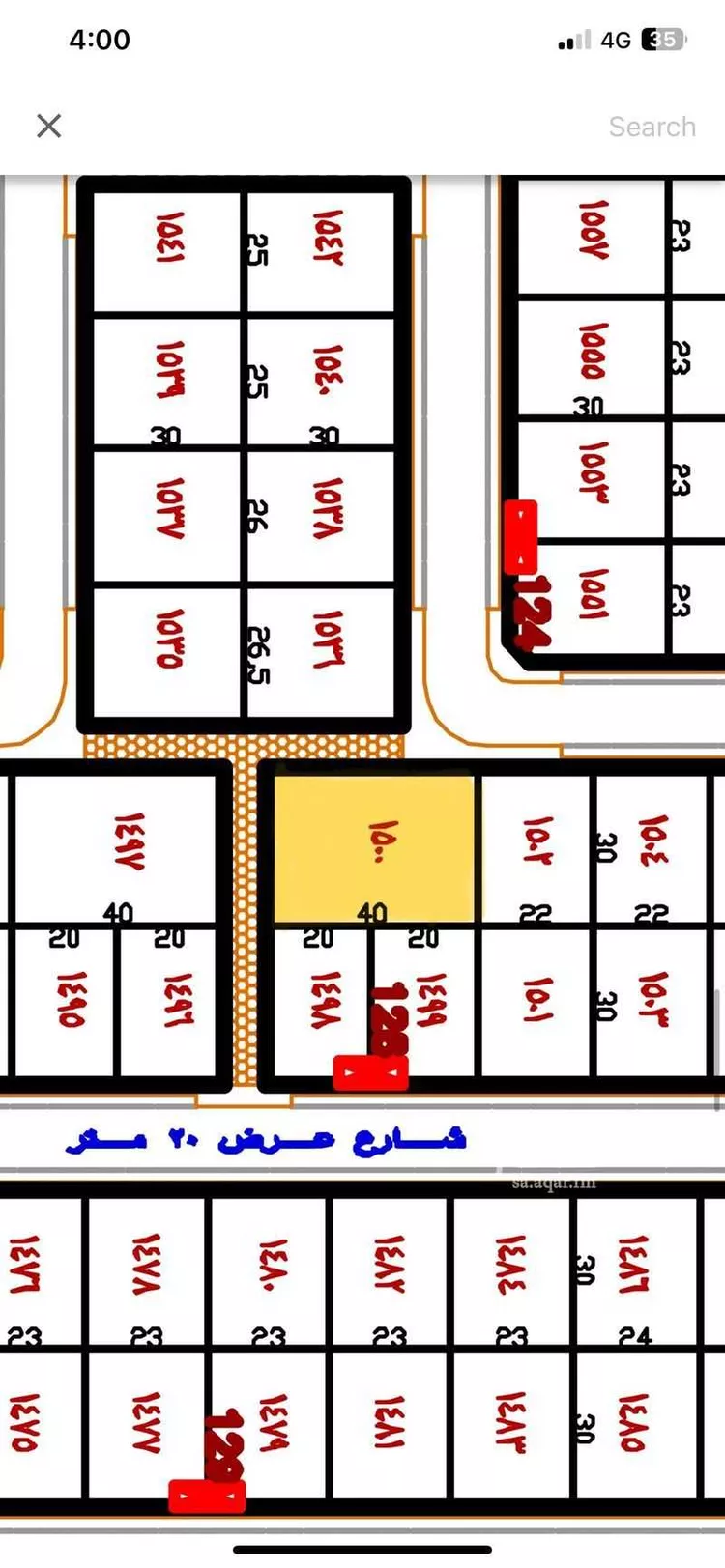 أرض للبيع في شارع السلمانية 137 ، الوايلية ، حفر الباطن صورة 2