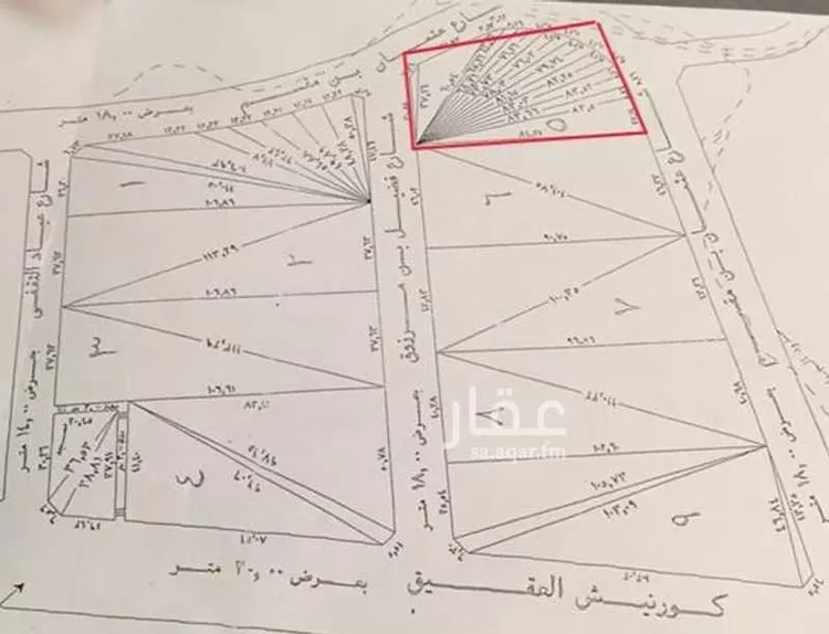 أرض للبيع في حي العيون ، المدينة المنورة ، منطقة المدينة المنورة