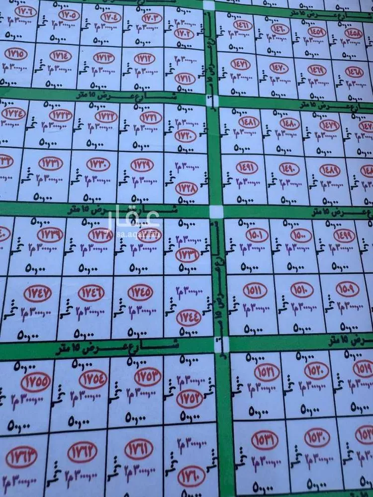 أرض للبيع في مدينة مخطط استراحات العماريه, منطقة الرياض صورة 2