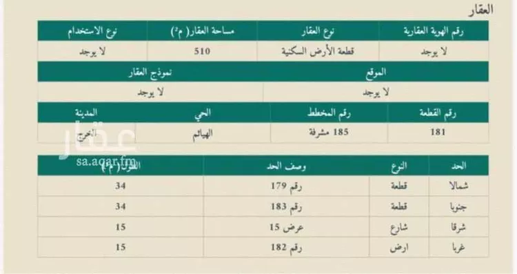 أرض للبيع في شارع مشرفة 128, حي مشرفة, مدينة الهياثم, منطقة الرياض