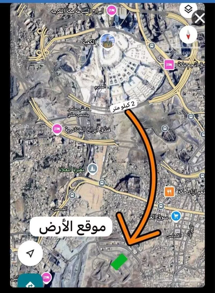 أرض للبيع في شارع سويد بن هبير, حي الأندلس, مدينة مكة المكرمة, منطقة مكة المكرمة صورة 3