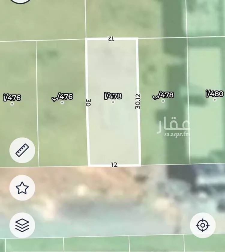 أرض للبيع في حي عقرباء, مدينة الجبيلة, منطقة الرياض صورة 2