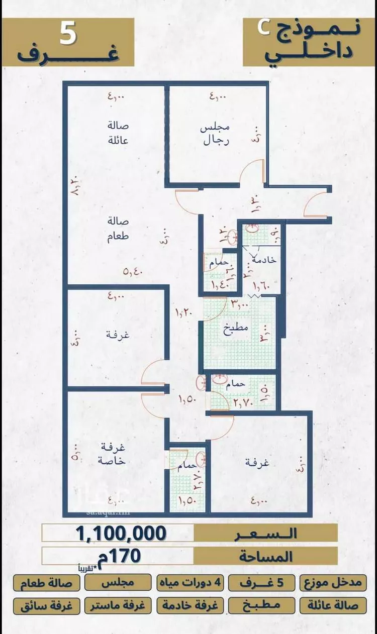 Apartment for Sale in Jeddah Al Nahdah