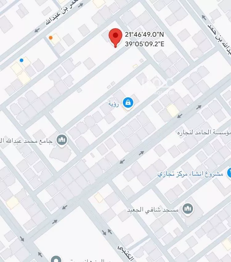 أرض للبيع في شارع محب الدين الفكهاني, حي الياقوت, مدينة جدة, منطقة مكة المكرمة