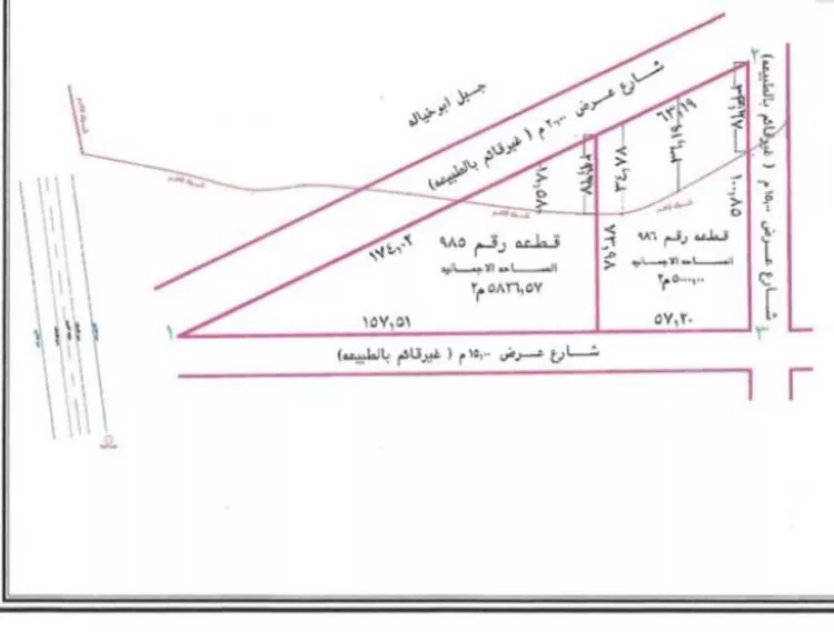 أرض للبيع في حي الحزم والبطينه, مدينة الحزم والبطينه, منطقة الرياض