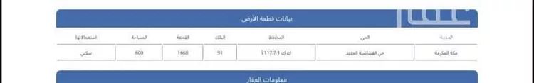 أرض للبيع في شارع مصعب بن عمير, حي القشاشية الجديد, مدينة مكة المكرمة, منطقة مكة المكرمة صورة 4