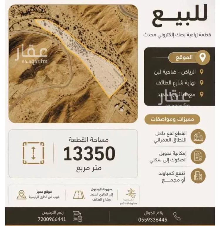 أرض للبيع في شارع 0000, مدينة الرياض, منطقة الرياض صورة 2